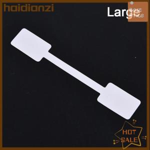 haidianzi 100pcs White Price Label Tags with Hanging String Jewelry Stationery Shoes Cloth