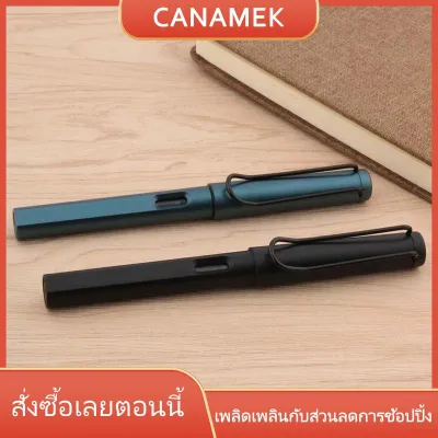 CANAMEK XIMEN Dark Grey Fountain Pen Clip Plastic Ink Pens Stationery School Office Supplies