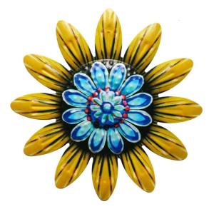 Rustics โลหะดอกไม้ที่ตกแต่งกำแพงการออกแบบ Kerajinan Besi ติดผนังตะแกรงดอกไม้โลหะสำหรับห้องโถงลานตกแต่งที่ไม่ซ้ำกัน