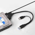 สาย Sata to USB3.0 เสียบ HDD Sata ได้ทุกขนาด ทุกยี่ห้อ เพื่อนำข้อมูลออกมาใช้ แถมAdapter จ่ายไฟ 1 ตัว. 
