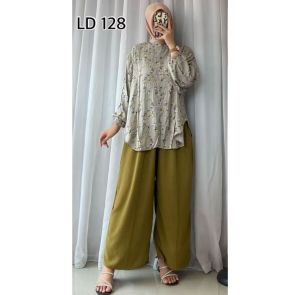 ONE SET JUMBO RAYON MIX CRICLE || HIDAYAH SET LD 128 || SETELAN WANITA TRENDY || SETELAN BAJU WANITA DEWASA || SETCELWANITA LAGI VIRAL