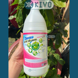 Nước Tẩy Quần Áo Trắng ZONROX Chai 1000ml Đủ Hương-Tẩy Mốc Quần Áo Dành Cho Da Nhạy Cảm -KIVO