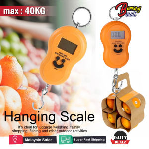 Smiley Portable Electronic Kitchen Scale Travel Luggage Weighing Scales Digital / Penimbang Barang Gantung