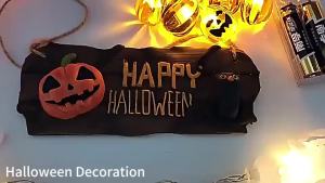 Halloween LED String Lights with Pumpkin Design New Indoor Home Decorative Lighting for Festive Halloween Atmosphere