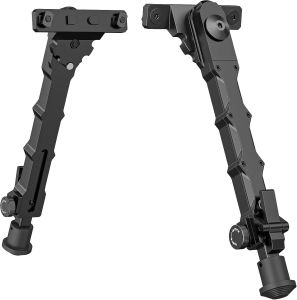 MidTen 7.5-9 Inches Bipod Adjustable Compatible with M-Rail Bipod for for Outdoor Range and Shooting Bipod for M-Rails