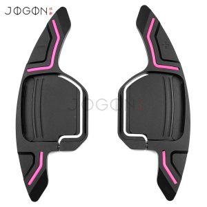 Cornerr Alloy Car Steering Wheel Modification Shifters Luminous Pick Shift Paddle Cover Trim Accessories For Audi A3 A4L A7 Q5 2014-2017 3H4K8
