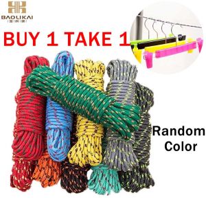 10M Thickened Nylon Clothesline Multi-function Rope Luggage Rope [Buy 1 Get 1 Free]