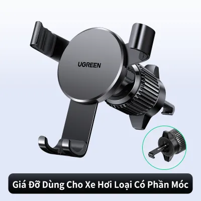 UGREEN Air Vent Car Phone Holder Car Mount for Xiaomi Samsung S25 S24 Ultra iPhone 16 15 14 Pro Max Realme Phone Model:15814