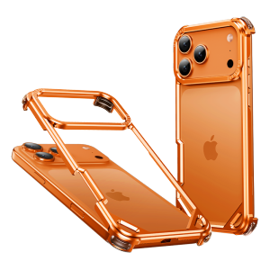 OATSBASF Metal Airbag Handphone Shell Heat Dissipation Phone Case for iPhone 17 Pro Max/17 Pro/17 Air