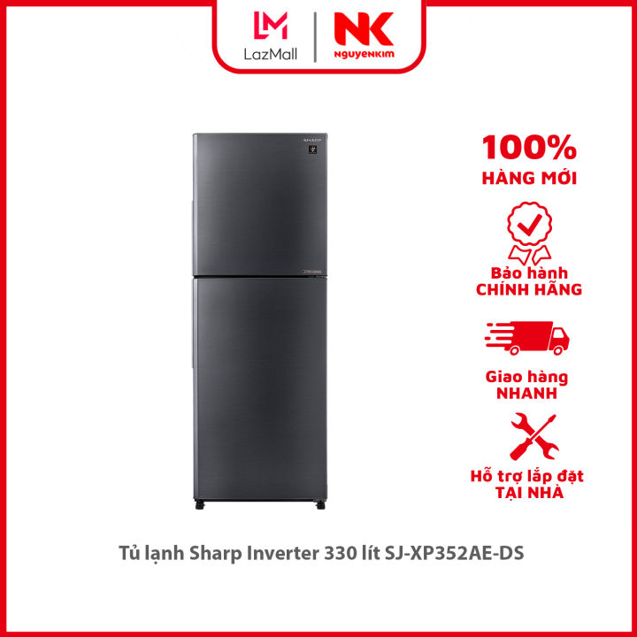 Tủ lạnh Sharp Inverter 330 lít SJ-XP352AE-DS | Lazada.vn