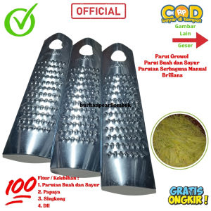 Parut Rujak / Parutan Singkong Stainless Murah | Growol Brilians