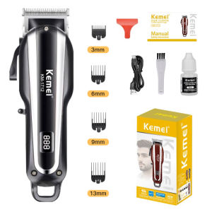 Kemei KM-1712 Professional Electric Hair Clipper with Li-ion Battery Fast Charging Low-Noise Motor and Ergonomic Design