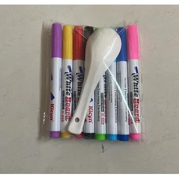Floating Water Painting Pen Colorful Doodle Pen Whiteboard Markers Water Drawing Education Toy 8/12 Pcs