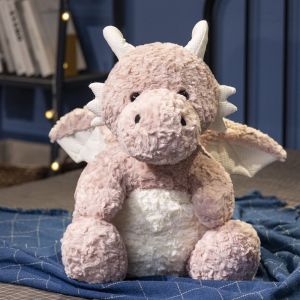 JOYPICKS Sitting Dragon Flying Dragon Plush Toy PP Cotton Flying Dragon Cartoon Sitting Dragon Plush Doll Comfortable Wing Flying Dragon Stuffed Animal Doll Plushie Toy
