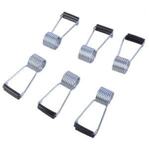 6Pcs Butterfly SelfClosing Automatic Door Closers with Rubber Bumper Spring Hinge Door Closers for Door Butt Hinge Pin