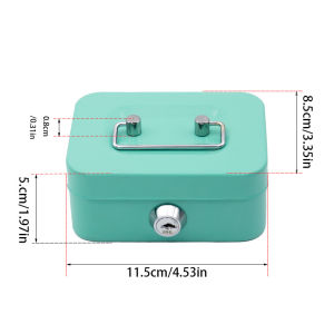 Money Secret Security Safe Box with Metal Lock Password Storage Box Coin Money Box for Kids Coin Collection