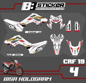 STICKER PREMIUM Setiker Decal CRF 150 L minimalis Fullbody-Dekal CRF 150 L Motor Trail Crf 19