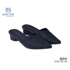 Sandal Slop Porto / Sandal Wedges / Sepatu Sandal Wedges Wanita Porto BSV