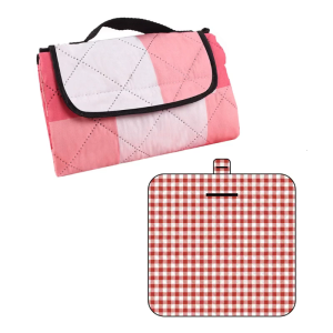 Mô hình kẻ sọc siêu nhẹ Dã Ngoại Mat Pad 3 lớp Dã Ngoại chăn cắm trại ngoài trời beachs chăn không thấm nước & sandproof