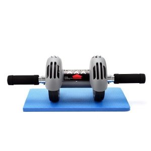 Ab Roller Wheel Automatic Rebound Dual Wheel Abdominal Trainer Core Strength Fitness Home Outdoor/Alat Senaman Perut