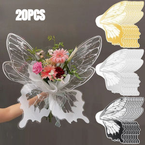 20PCS Butterfly Bouquet Wrapping Paper Japan Flower Wrap Paper for Flower Shop DIY Wedding Birthday
