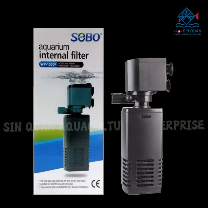 Sobo Aquarium Internal Filter Pump WP1000F 15W 松宝内置过滤器 Lazada