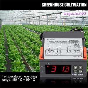 weijuzhun00 NEW 12V/24V/110V/220V STC-1000 Digital Temperature Controller Thermostat w/NTC