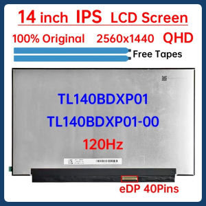 14" 120Hz Laptop LCD Screen TL140BDXP01 TL140BDXP01-00 For ASUS ROG Zephyrus GA401Q PX401Q Display Matrix Panel 2560x1440 40 Pin