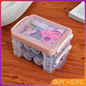 BUY HERE DIY อุปกรณ์เย็บผ้า ด้าย เข็ม ครบเซ็ท ขนาดพกพา คละสี Sewing set