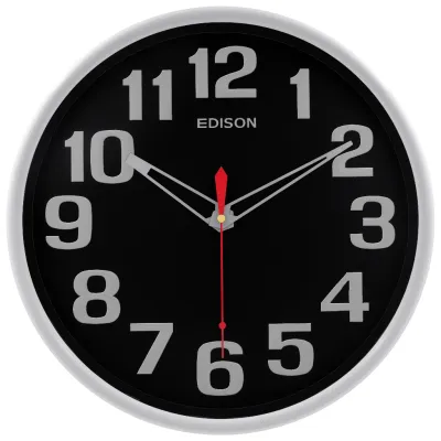 Jam Dinding Edison Sweep ES 365 T50 Timbul Diameter 360mm 36cm