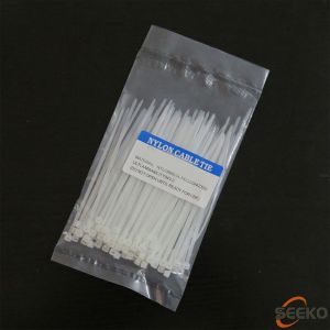 Seeko 100pcs Nylon Cable Tie Wire Black/White 3.0/3.6/4.8MM Plastic Wire Tie