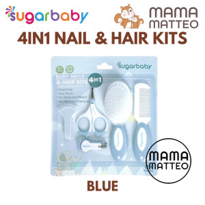 SUGARBABY 4in1 Baby Nails & Hair Kits / Gunting Kuku Sisir Rambut Set Bayi Anak
