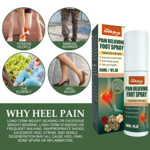 Ready stock original sakit tumit kaki Heel Pain Spray Rapid Relief Feet Joint Bone Tendonitis Fasciitis Counterpain Relief Hee30ML筋膜炎
