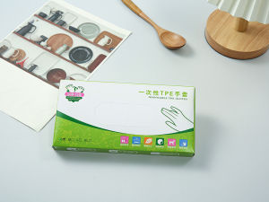 AGM 100pcs Disposable latex TPE Food Grade Gloves /kitchenware Cooking Cleaning / Kitchen Garden Tool