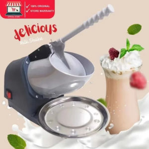 Electric Four Blade Ice Crusher Heavy Duty for Halo Halo 500W Stainless Steel Ice Shaver Machine
