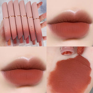 6 Colors Velvet Matte Lip Gloss Long Lasting Lipstick Waterproof Lip Tint Female Lip Glaze Lip Cream Makeup