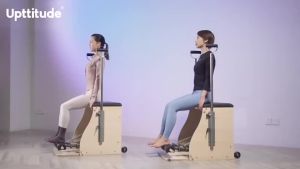 UrbanSpace SG- Pilates Steady Chair Maple/Oak Wunda Chair， Pilates Balance Trainer，Multiple color options