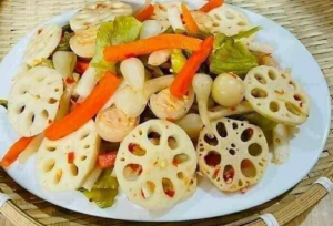 KIM CHI CỦ SEN GIÒN GIÒN CHUA NGỌT - VỰA KHÔ YẾN VY 500GRAM/ 1KG