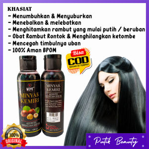MINYAK KEMIRI PENGHITAM UBAN 100ml By NOVE Penumbuh Rambut Menyuburkan Menebalkan melebatkan Rambut