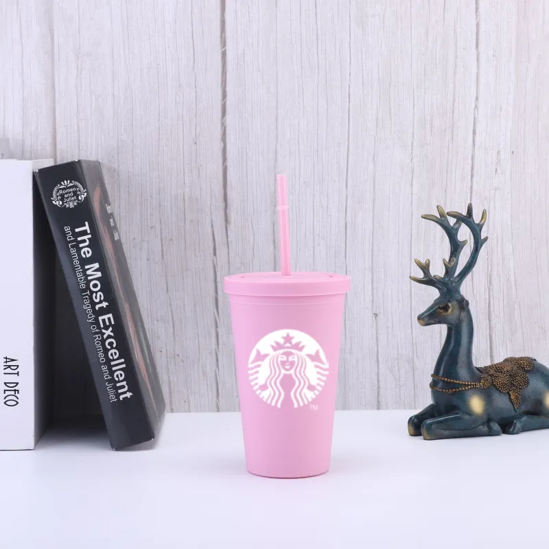 Starbucks Matte Colored Acrylic Cups with Lids and Straws Venti Size Double  Wall Matte Plastic Bulk Tumblers | Lazada PH