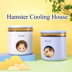 Hamster Cooling House Small Pet Nest Cooling Hideout No-Electricity Durable & Easy Clean Summer for Small Pets
