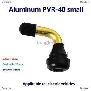 [COD] Donglon ก้านวาล์วยางแบบไม่มียางในสำหรับสกู๊ตเตอร์ไฟฟ้าจักรยานระดับลมยางก้านวาล์วสำหรับรถจักรยานยนต์วิบาก1ชิ้น