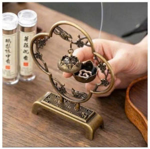 Bộ Thác Đồng Đốt Trầm Hương tặng kèm 3 ống trầm