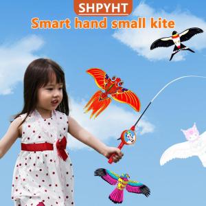 [COD] SHPYHT SPORTS Kite Miniature Fishing Rod New Dynamic Kite Accessories Retractable Belt Reverse Handbrake Fishing Rod