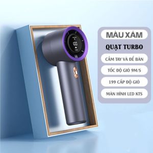 Quạt Cầm Tay Mini T11 Tốc Độ Gió Mạnh Với Màn Hình Kỹ Thuật Số Dung Lượng Pin Lâu Sử Dụng Dễ Dàng
