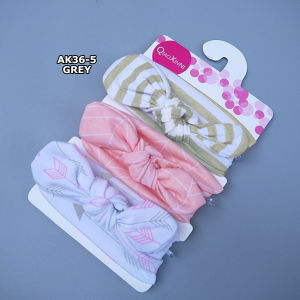 BANDO BAYI PEREMPUAN 3in1 HEADBAND BANDANA BALITA AKSESORIS BABY FASHION KOREA IMPORT AK36