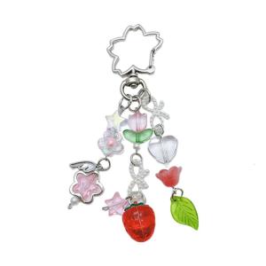 Eye Catching Phone Lanyard Unique Phone Charm Y2k Handmade Phone Pendant Phone Chain Alloy Material for Phone Bag Keys