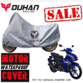 YAMAHA SNIPER 155 MOTOR COVER by WATERPROOF DUHAN MOTORCYCLE COVER (GREY). 