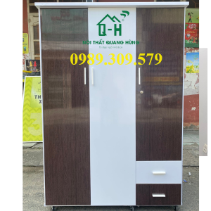 TỦ NHỰA ĐÀI LOAN 3 CÁNH GIÁ RẺ ĐỰNG QUẦN ÁO GIA ĐÌNH