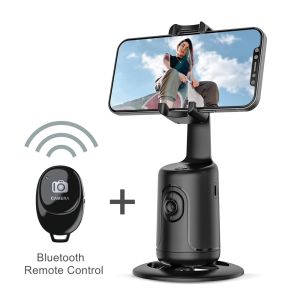 360°Rotation Gimbal Stabilizer for Cellphone AI Auto Face Tracking Desktop Gimbal PTZ for Tiktok Smartphone Live